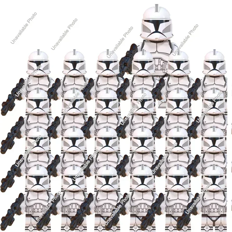 Lego Minifigure Holder - HEROCROSS 25Pcs New Clone soldiers 501st
