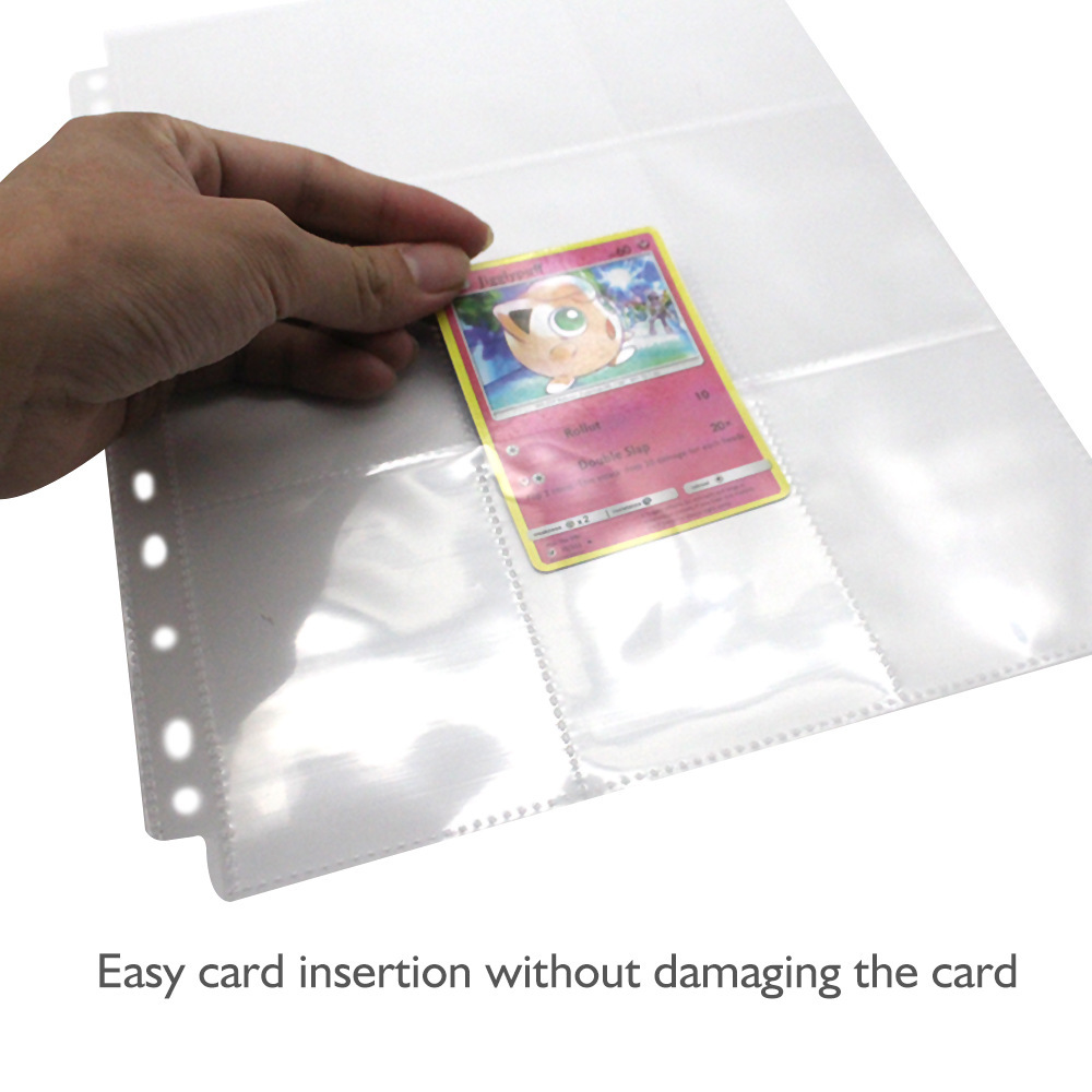 50pcs 9 Pocket Trading Gaming  - Trading Card Binder ulasan dan harga