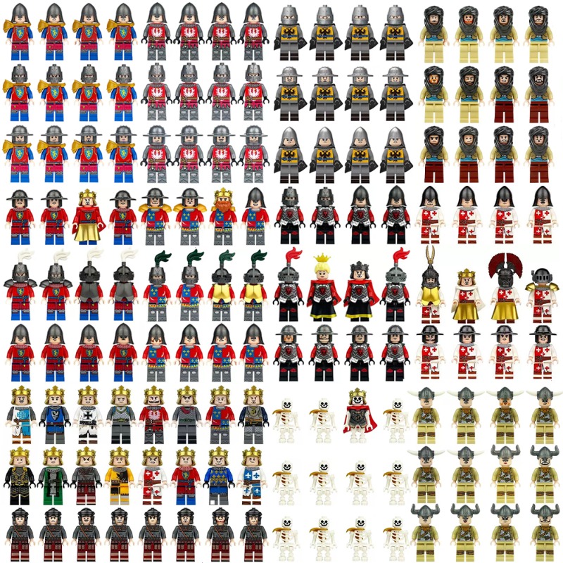 Ancient Roman medieval knights - Building Block Mini ulasan dan harga