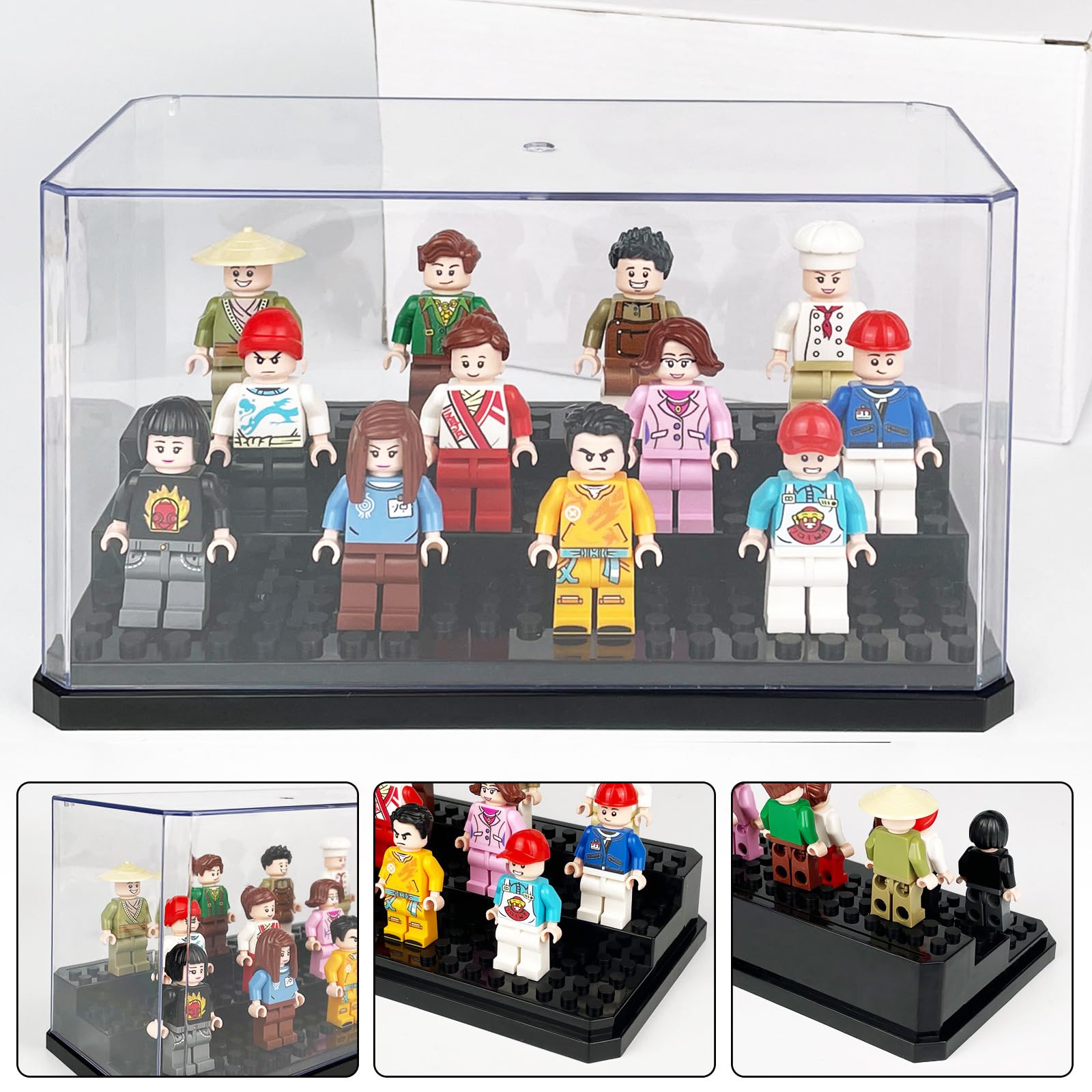Acrylic Minifigures Display Ca - Lego Minifigure Holder ulasan dan harga