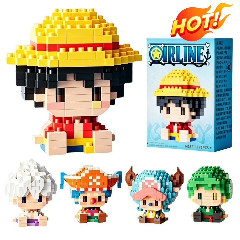 One PIECE Sun God Nika Luffy M - Building Block Mini ulasan dan harga