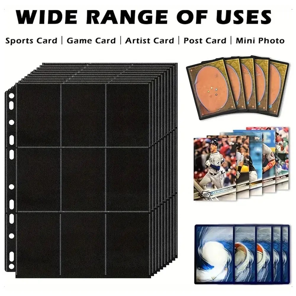 10Pack Black 9-Pocket A4 Tradi - Trading Card Binder ulasan dan harga