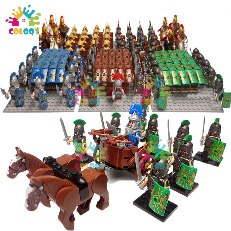 Kids Toys Roman Legion Buildin - Lego Minifigure Holder ulasan dan harga