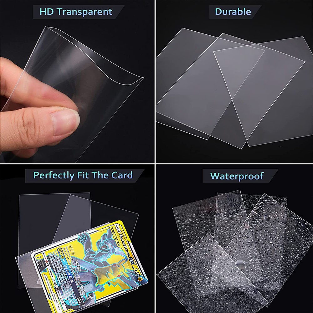 200 Pack Penny Card Sleeves Tr - Pokemon Binder Card ulasan dan harga